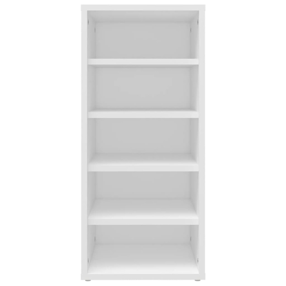Produktbild för Skoskåp vit 31,5x35x70 cm konstruerat trä