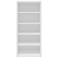 Produktbild för Skoskåp vit 31,5x35x70 cm konstruerat trä