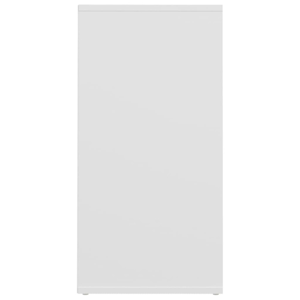 Produktbild för Skoskåp vit 31,5x35x70 cm konstruerat trä