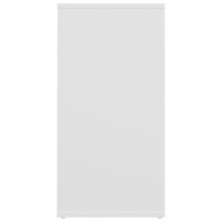 Produktbild för Skoskåp vit 31,5x35x70 cm konstruerat trä