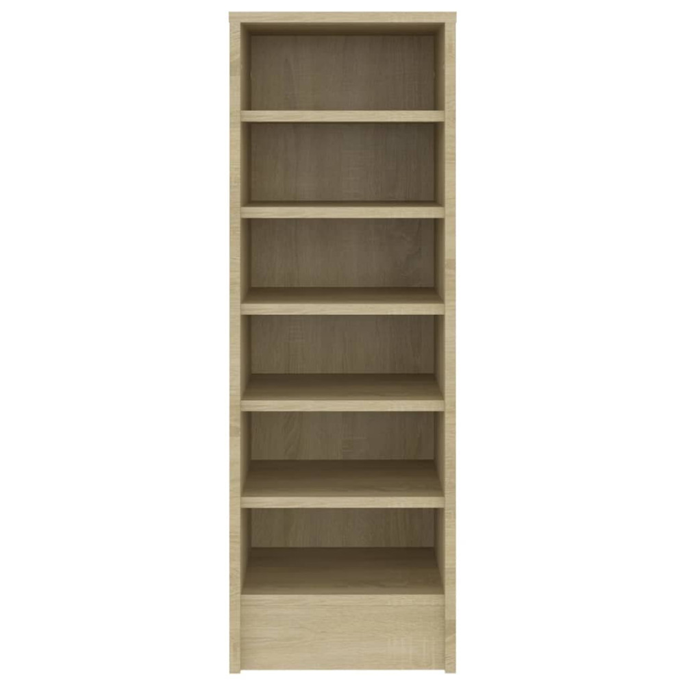 Produktbild för Skoskåp sonoma-ek 31,5x35x90 cm konstruerat trä