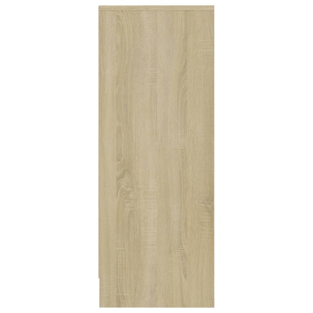 Produktbild för Skoskåp sonoma-ek 31,5x35x90 cm konstruerat trä