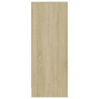 Produktbild för Skoskåp sonoma-ek 31,5x35x90 cm konstruerat trä