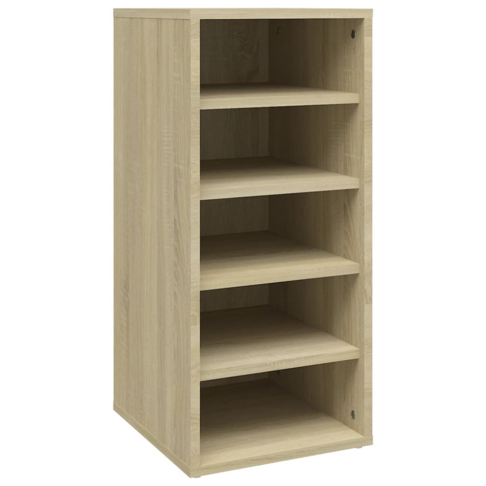 Produktbild för Skoskåp 2 st sonoma-ek 31,5x35x70 cm konstruerat trä