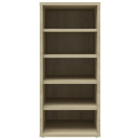 Produktbild för Skoskåp 2 st sonoma-ek 31,5x35x70 cm konstruerat trä