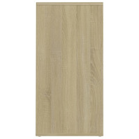 Produktbild för Skoskåp 2 st sonoma-ek 31,5x35x70 cm konstruerat trä