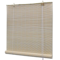 Produktbild för Rullgardin naturlig bambu 4 st 120x160 cm
