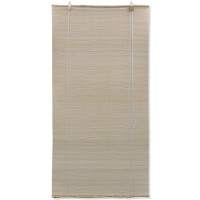 Produktbild för Rullgardin naturlig bambu 4 st 120x160 cm