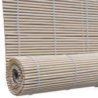 Produktbild för Rullgardin naturlig bambu 4 st 120x160 cm