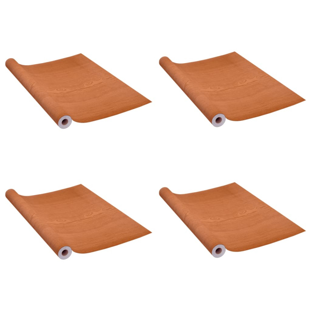 Produktbild för Dekorplast 2 st ljus ek 500x90 cm PVC