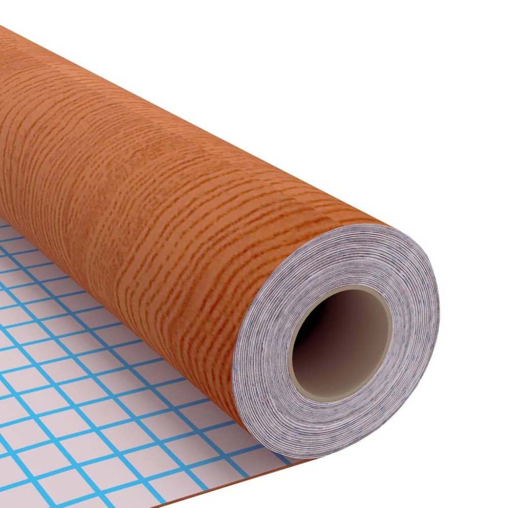 Produktbild för Dekorplast 2 st ljus ek 500x90 cm PVC