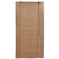 Produktbild för Rullgardin bambu 150x160 cm brun