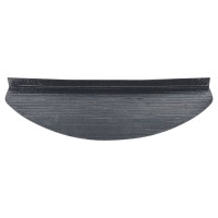 Produktbild för Trappstegsmattor självhäftande 15 st 65x22,5x3,5 cm grå
