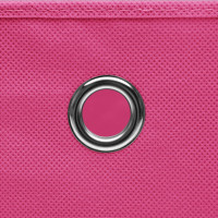 Produktbild för Förvaringslådor med lock 4 st 28x28x28 cm rosa