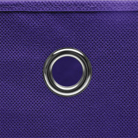 Produktbild för Förvaringslådor 10 st non-woven tyg 28x28x28 cm lila