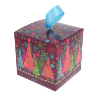 Miniatyr av produktbild för Advent Calendar Cube 'Christmas Trees'