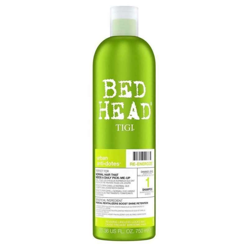 Produktbild för Bed Head Re-energize Shampoo 750ml