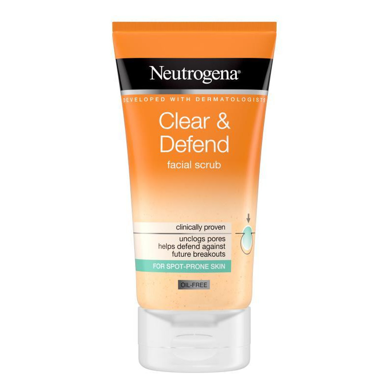 Produktbild för Clear & Defend Facial Scrub 150 ml