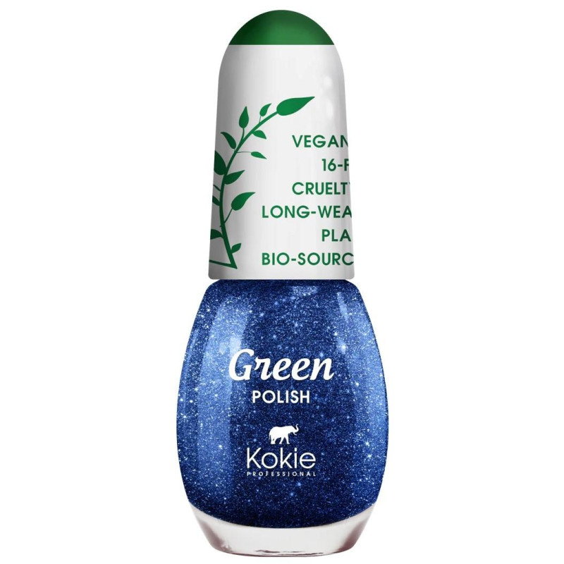 Produktbild för Kokie Green Nail Polish - Skinny Dip