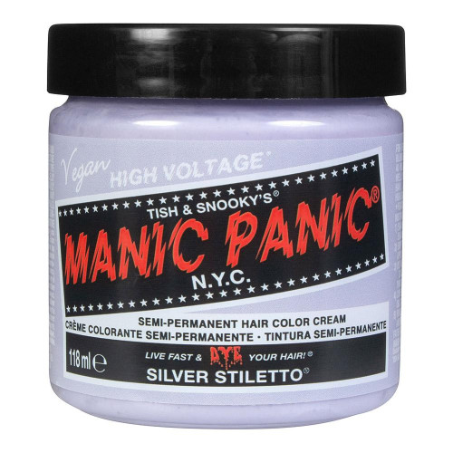 Manic Panic Classic Cream Silver Stiletto