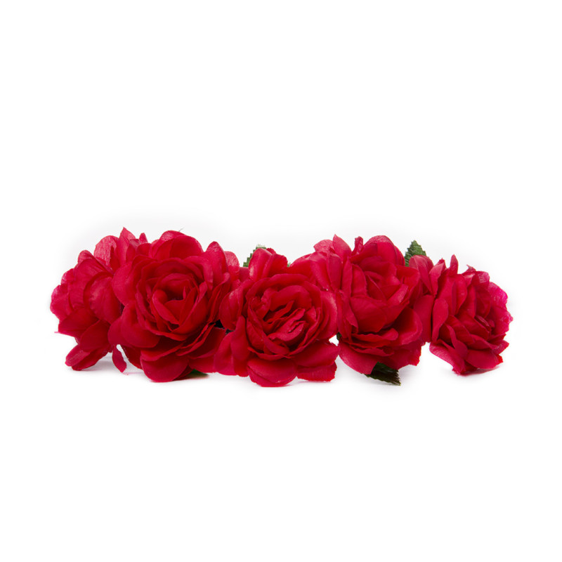 Produktbild för Hairband Blossom Big - Red