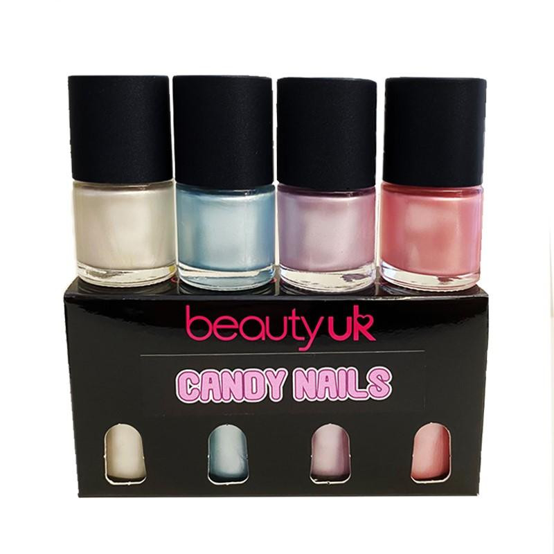 Produktbild för Beauty UK Candy Nails Polish Set 4x9ml