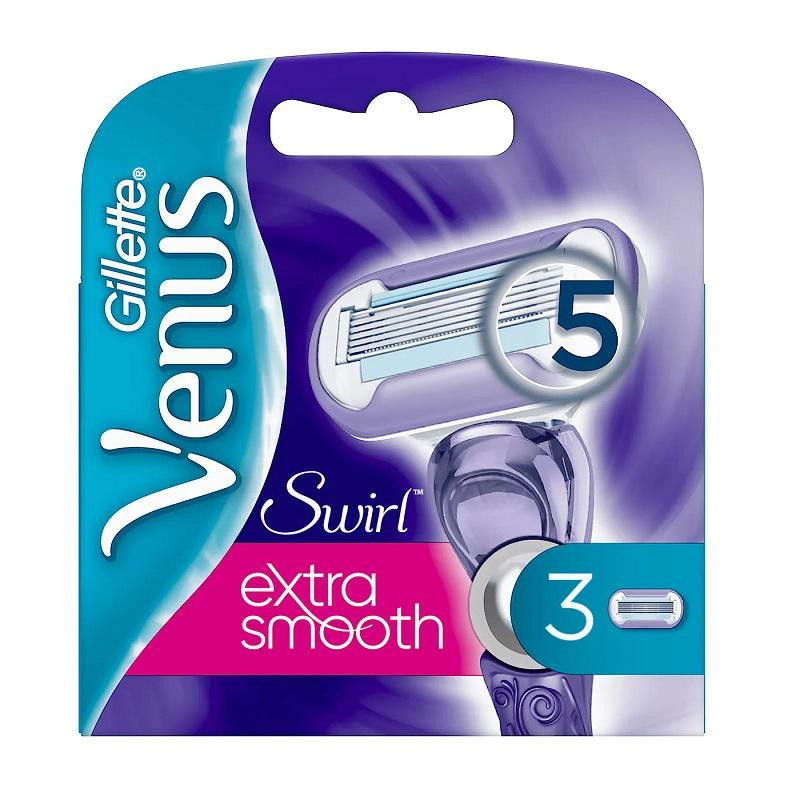 Produktbild för Venus Swirl Extra Smooth Blades 3-pack