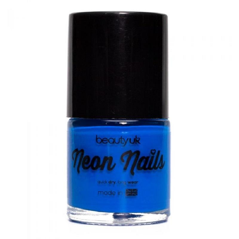 Produktbild för Beauty UK Neon Nail Polish - Blue