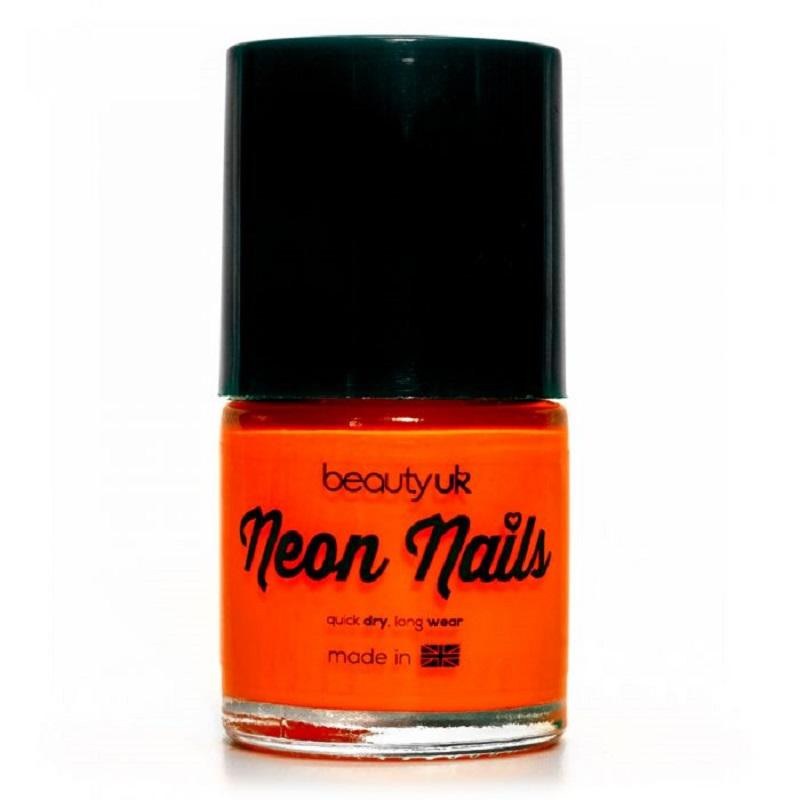 Produktbild för Beauty UK Neon Nail Polish - Orange