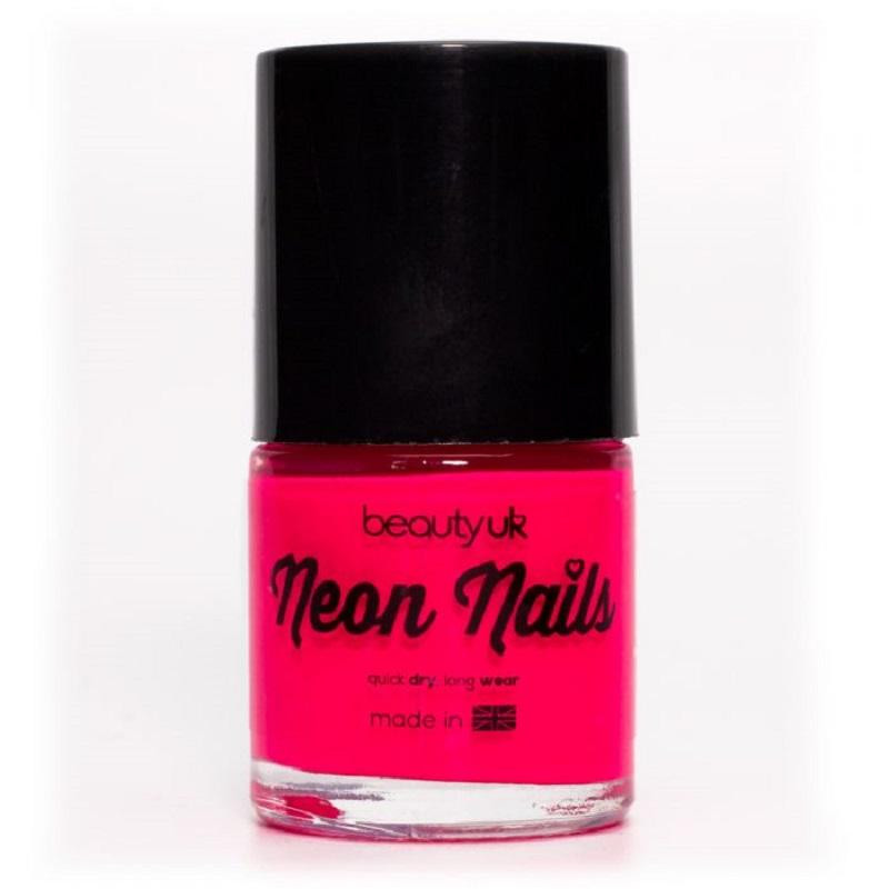 Produktbild för Beauty UK Neon Nail Polish - Magenta