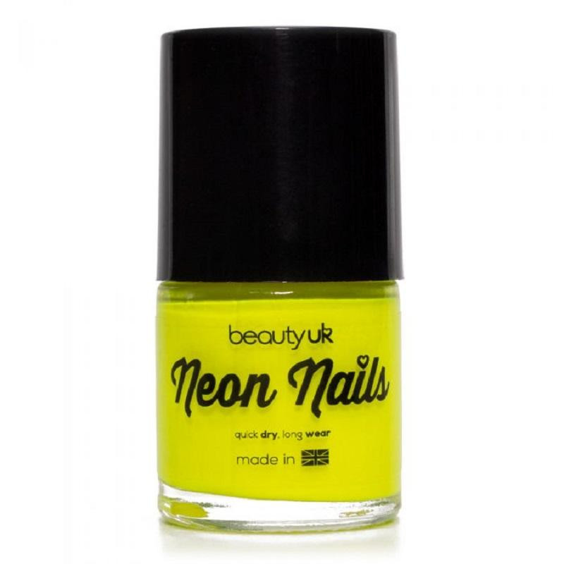 Produktbild för Beauty UK Neon Nail Polish - Yellow