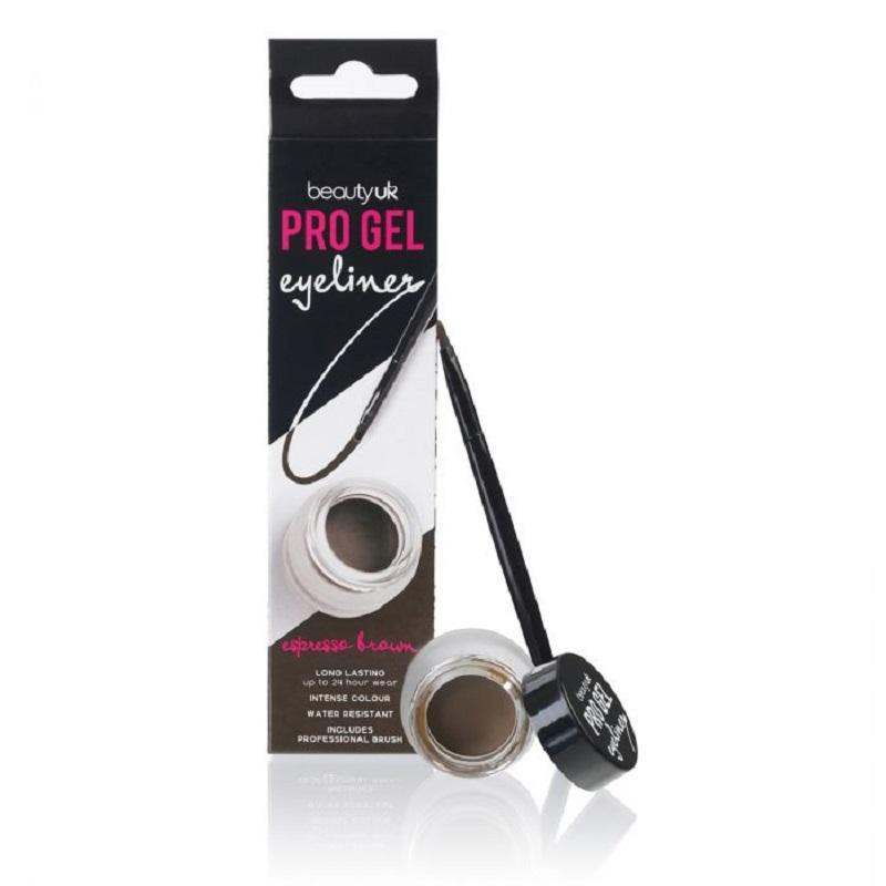 Produktbild för Beauty UK Pro Gel Eyeliner Espresso Brown 4,5g