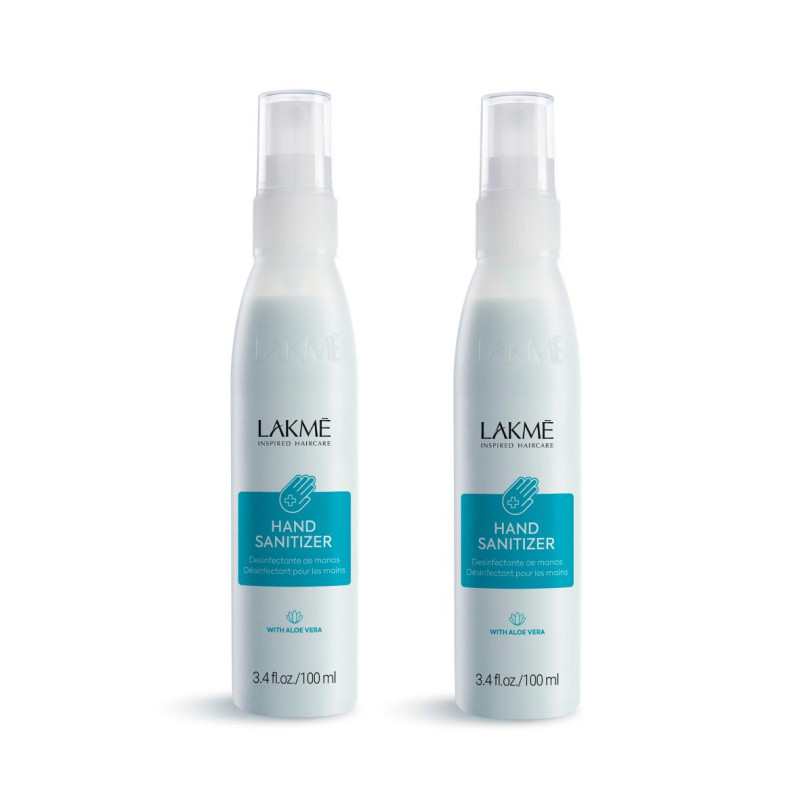 Produktbild för 2-pack Lakmé Hand Sanitizer With Aloe Vera 100ml