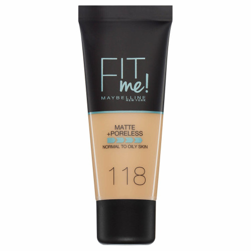 Maybelline Fit Me Matte + Poreless Foundation - 118 Nude