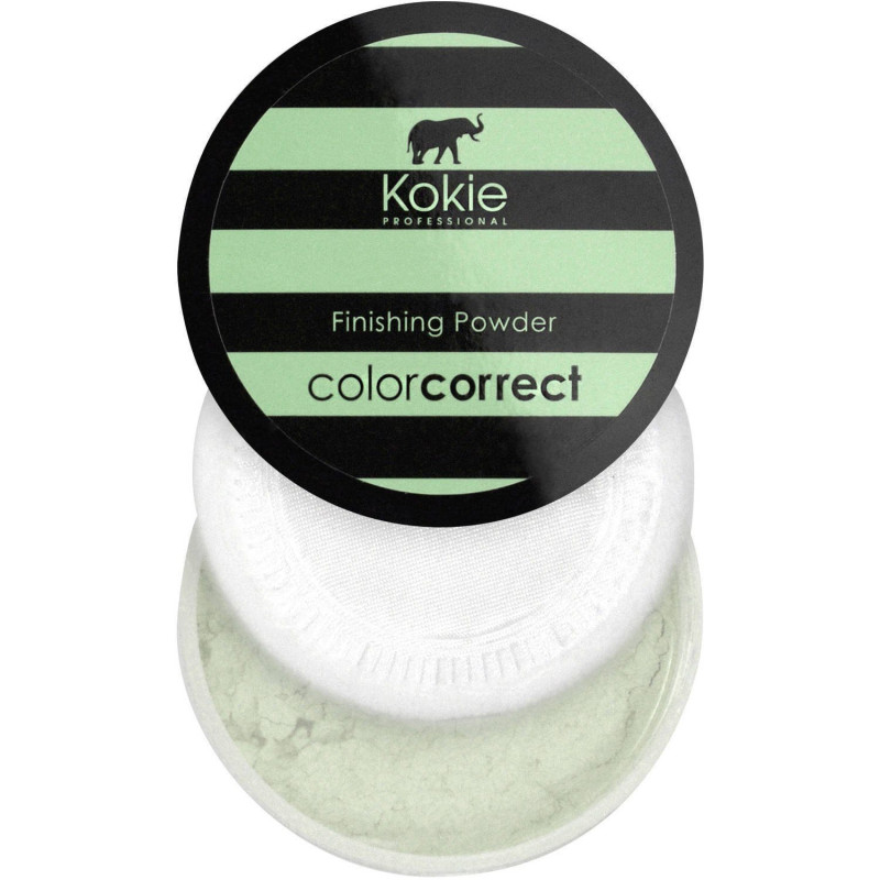 Produktbild för Kokie Color Correct Setting Powder - Green Redness Correction