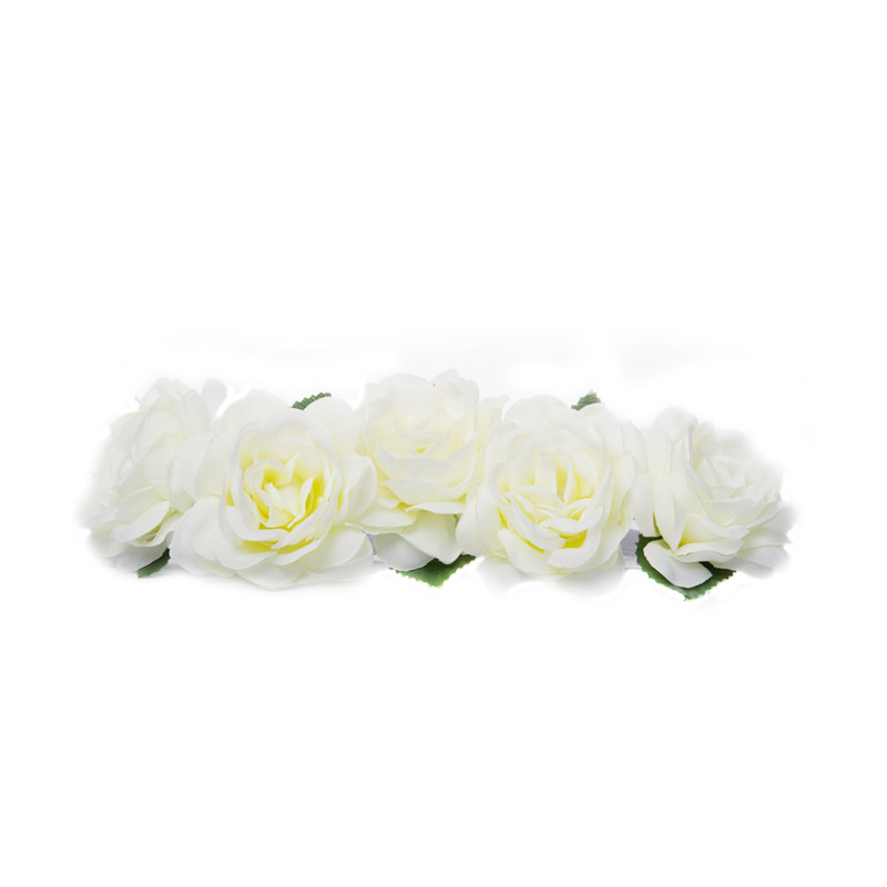 Produktbild för Hairband Blossom Big - White