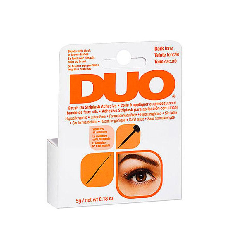 Produktbild för DUO Brush on Striplash Adhesive Dark 5g
