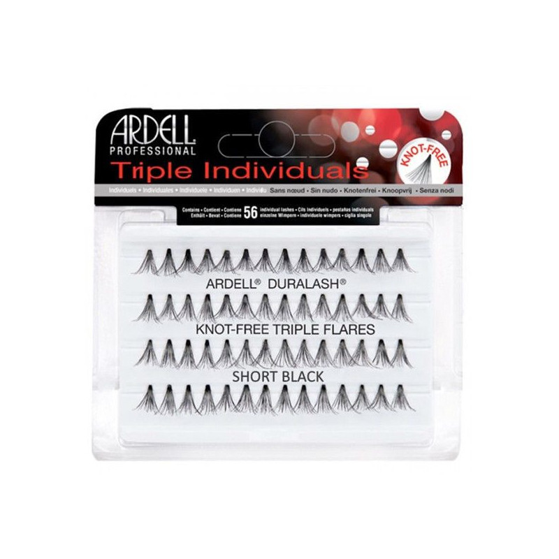 Produktbild för Triple Individuals Duralash Knot Free Flares Short Black