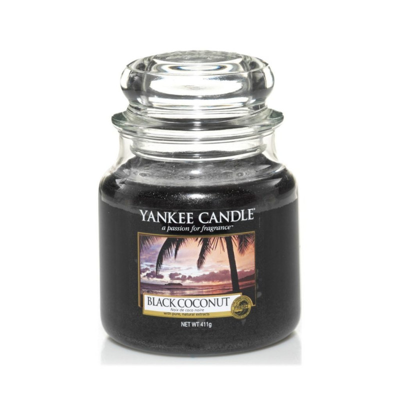 Produktbild för Classic Medium Jar Black Coconut Candle 411g