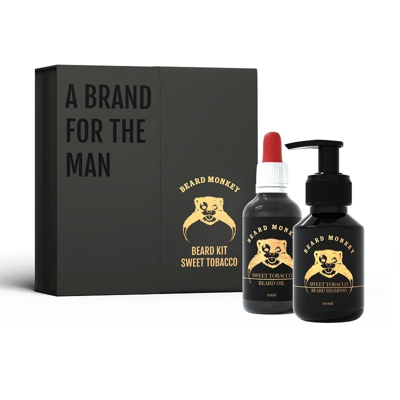 Produktbild för Giftset Beard Monkey Beard Kit Sweet Tobacco 2023