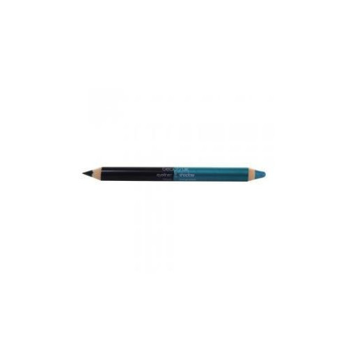 BeautyUK Beauty UK Double Ended Jumbo Pencil no.3 - Black&Turquoise