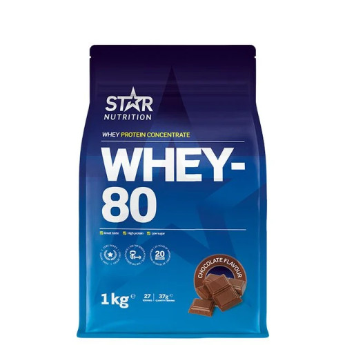 STAR NUTRITION Whey-80 Choklad 1 kg