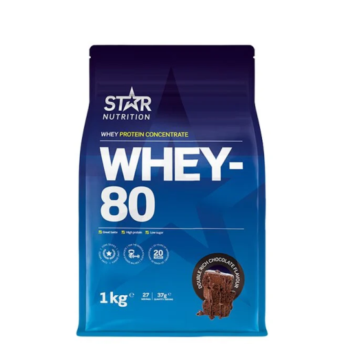 STAR NUTRITION Whey-80 Choklad 1kg