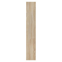 Produktbild för Skohylla sonoma-ek 63x24x147 cm konstruerat trä