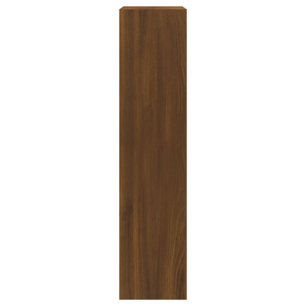 Produktbild för Skohylla sonoma-ek 63x24x103 cm konstruerat trä