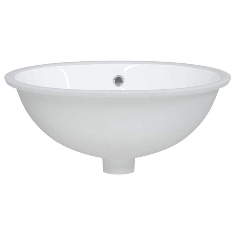 Produktbild för Handfat vit 49x40,5x21 cm ovalt keramik