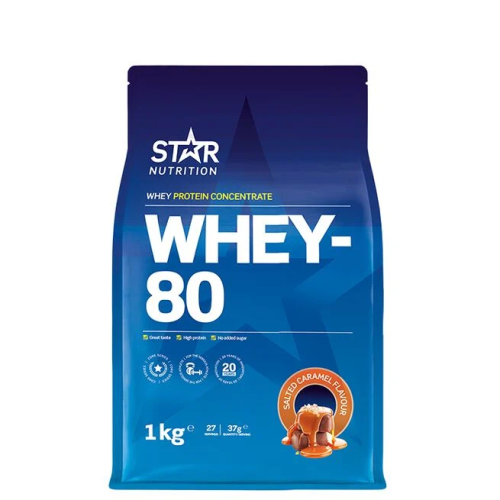 STAR NUTRITION Whey-80 Salted Caramel 1 kg