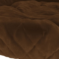 Miniatyr av produktbild för Hundbädd brun 110x90x23 cm plysch