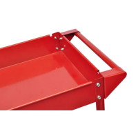 Produktbild för Verktygsvagn 100 kg röd