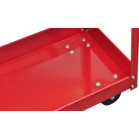 Produktbild för Verktygsvagn 100 kg röd